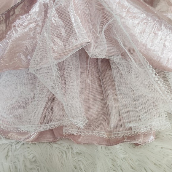 Vintage Scott McClintock Lace Dress Small Southern Belle Wedding Princess Prom - Picture 16 of 16